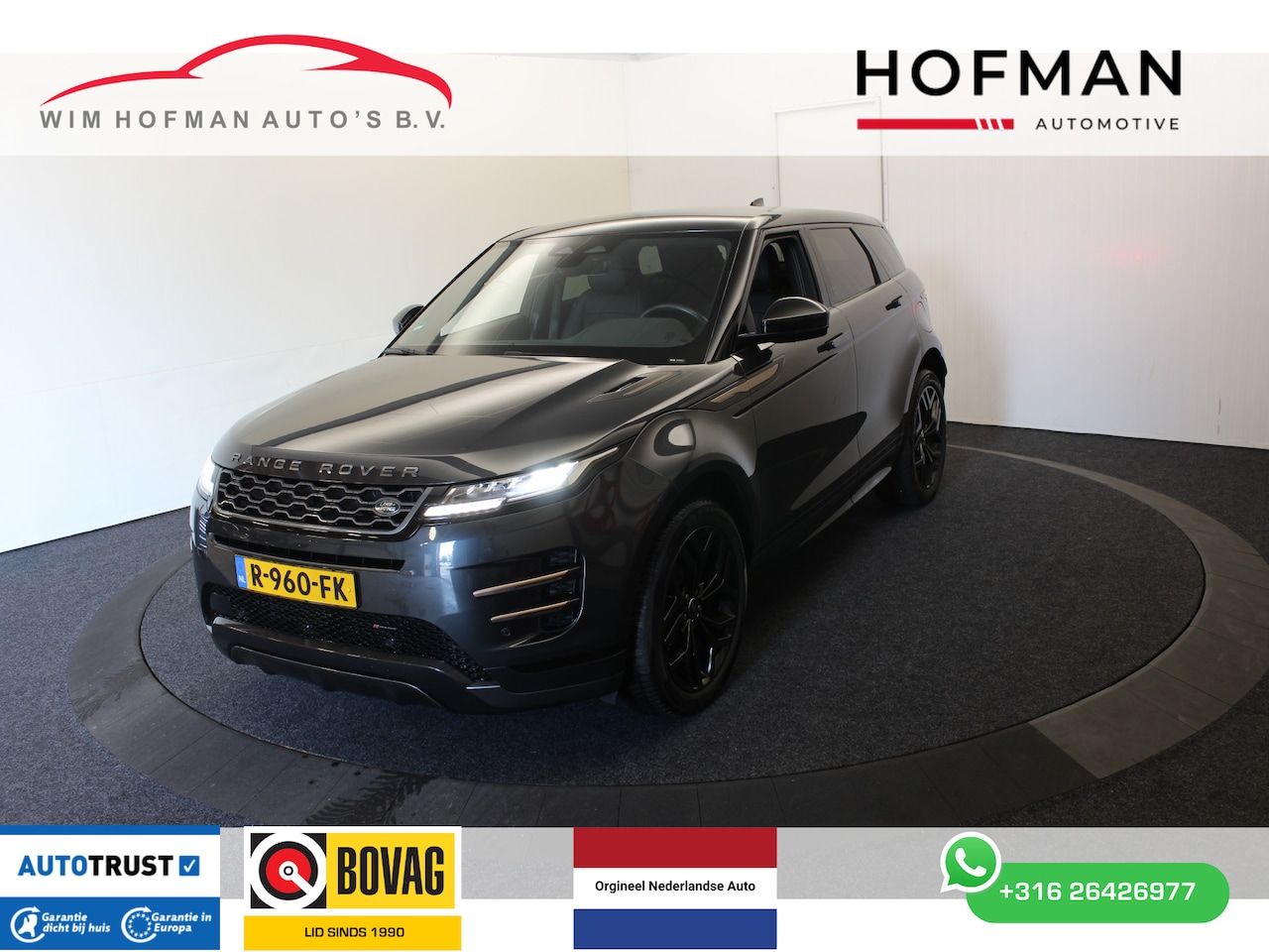 Land Rover Range Rover Evoque - 1.5 P300e AWD R-Dynamic SE Camera El Trekh+Stoel+Aklep vol Leder - AutoWereld.nl