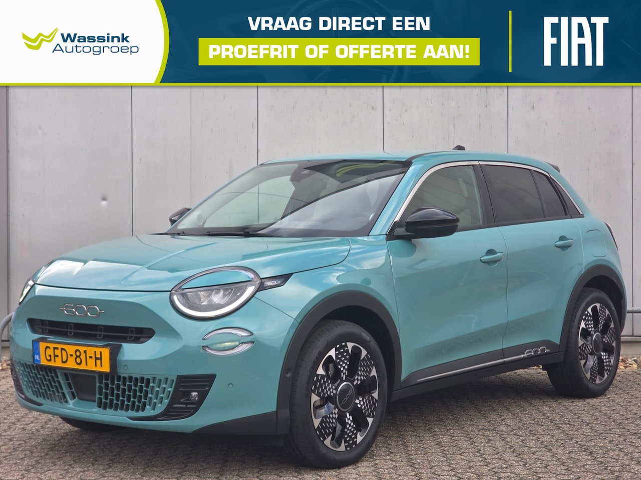 Fiat 600 - 1.2 Hybrid La Prima Automaat | Navigatie | Parkeercamera - AutoWereld.nl