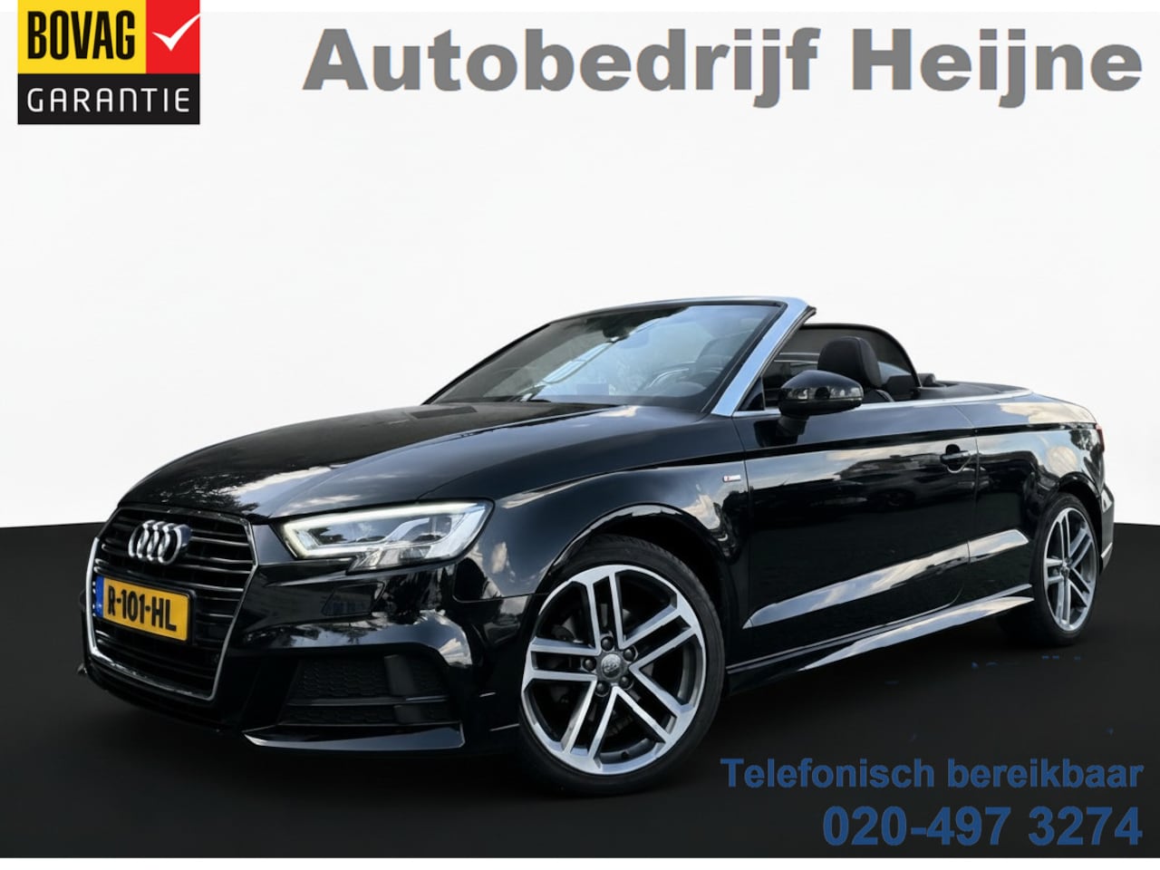 Audi A3 Cabriolet - 35 TFSI CoD 150PK S-TRONIC ADVANCE SPORT LEDER/NAVI/BANG&OLUFSEN - AutoWereld.nl
