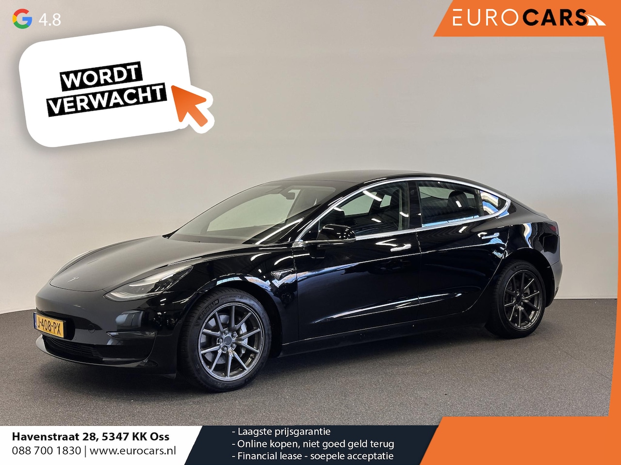 Tesla Model 3 - Long Range AWD 75 kWh Autopilot Panoramadak Leder Navi PDC VA Camera - AutoWereld.nl