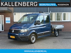 Volkswagen Crafter - 35 2.0 TDI Pickup / DC / HIAB Kraan / Trekhaak 6 persoons
