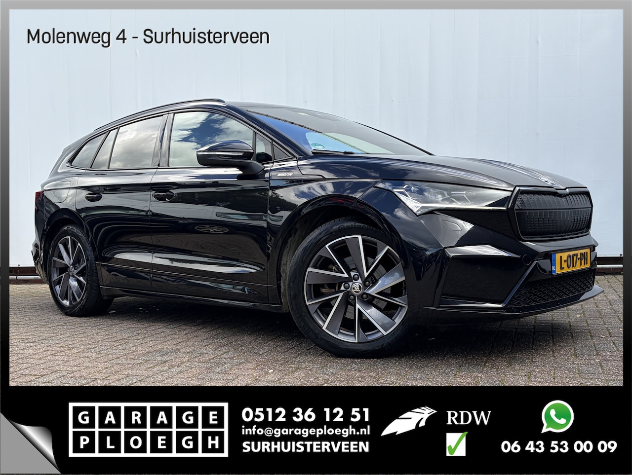 Skoda Enyaq iV - 60 Sportline Soh 91,1% Trekhaak Adap.Cruise Stoel/Stuurverw Carplay Matrix Orig.NL - AutoWereld.nl