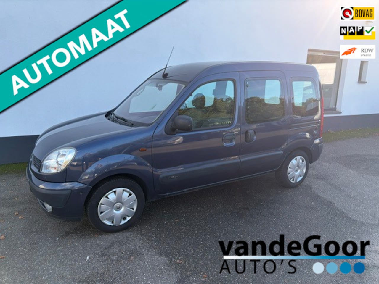 Renault Kangoo - 1.6-16V Privilège 1.6-16V Privilège, '04, airco, cruise, goede apk, nette staat ! - AutoWereld.nl