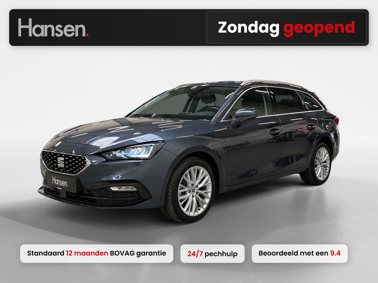 SEAT Leon Sportstourer - 1.4 TSI eHybrid PHEV FR Business Intense I Elek. Trekhaak I Adaptive Cruise I Stoel- en St - AutoWereld.nl