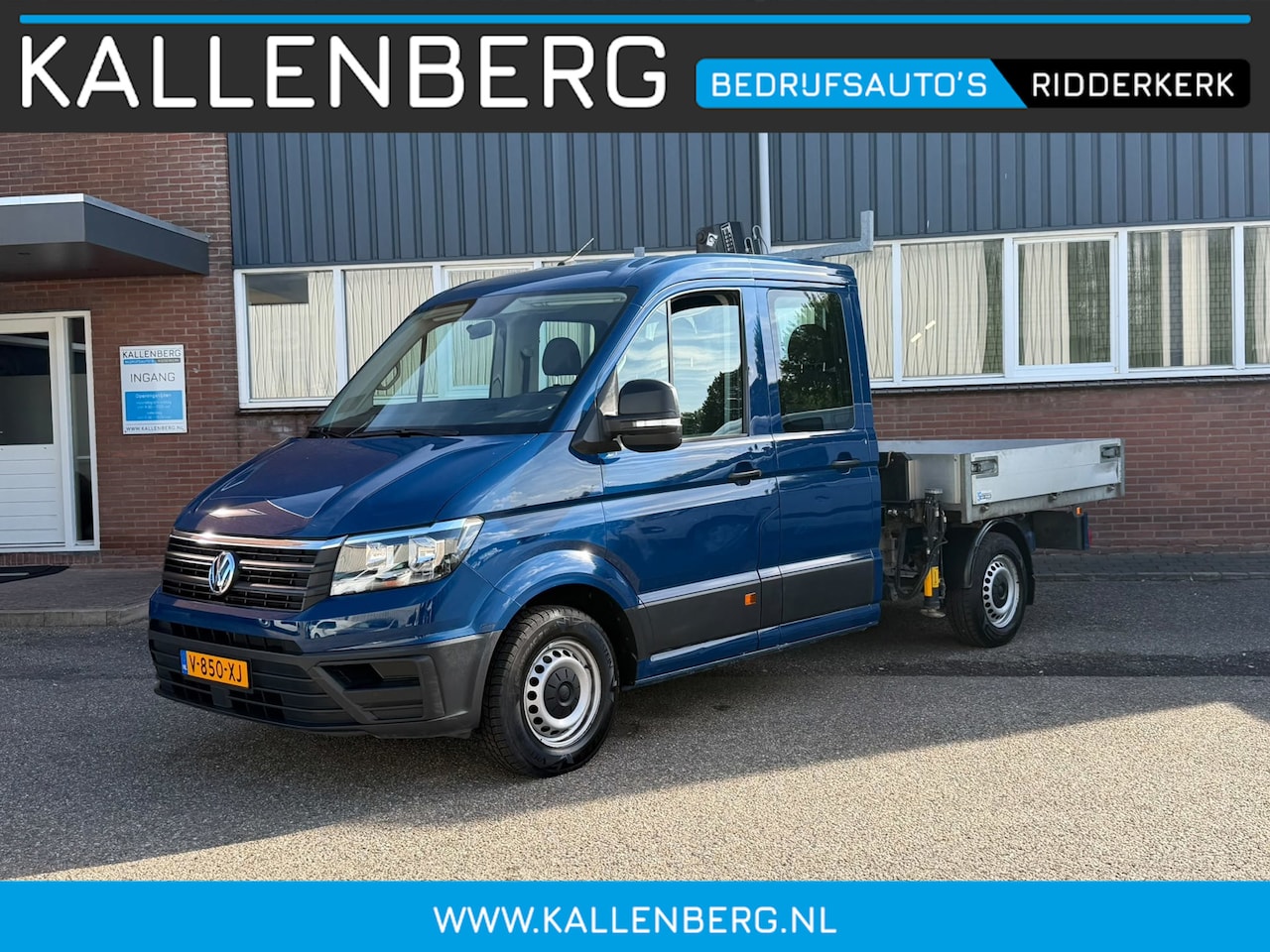 Volkswagen Crafter - 35 2.0 TDI Pickup / DC / HIAB Kraan / Trekhaak / 6 persoons - AutoWereld.nl