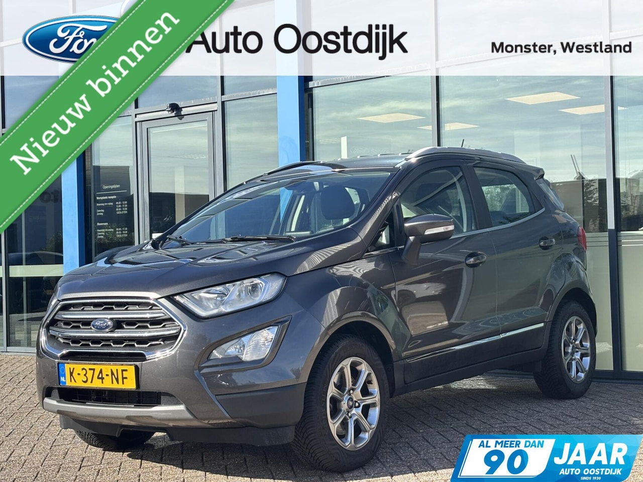 Ford EcoSport - 1.0 EcoBoost Titanium 125PK Cruise Navi Climate Parkeersensoren Achter All Season Banden * - AutoWereld.nl