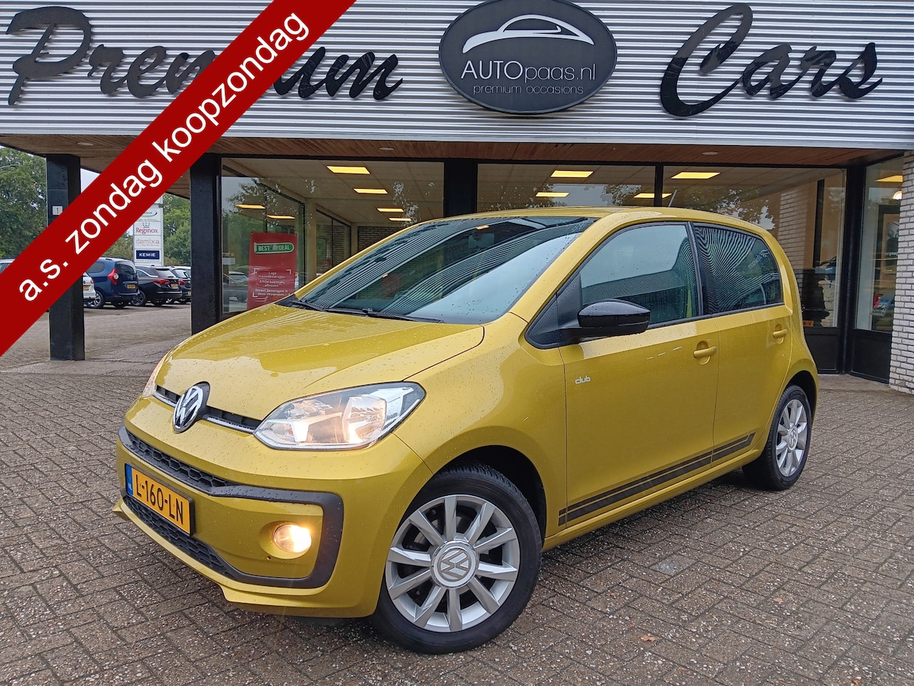 Volkswagen Up! - 1.0 BMT high up! Zeer speciale Club uitvoering. Dealeronderhouden,Stoelverwarming. - AutoWereld.nl
