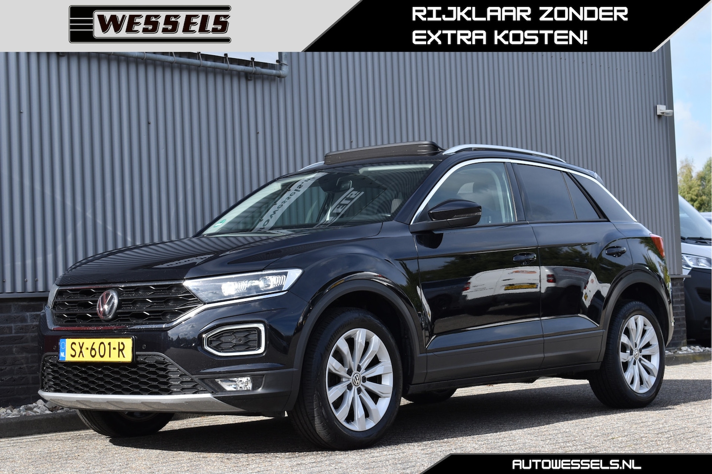 Volkswagen T-Roc - 1.0 TSI Style Panoramadak, Adaptive cruise, NL-auto - AutoWereld.nl