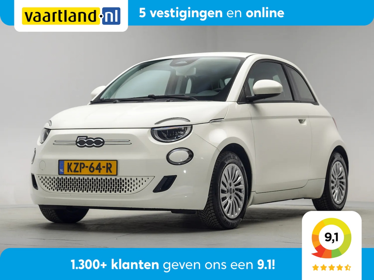Fiat 500e - 3+1 Urban 24 kWh [ Navi Apple Android Clima Cruise ] - AutoWereld.nl