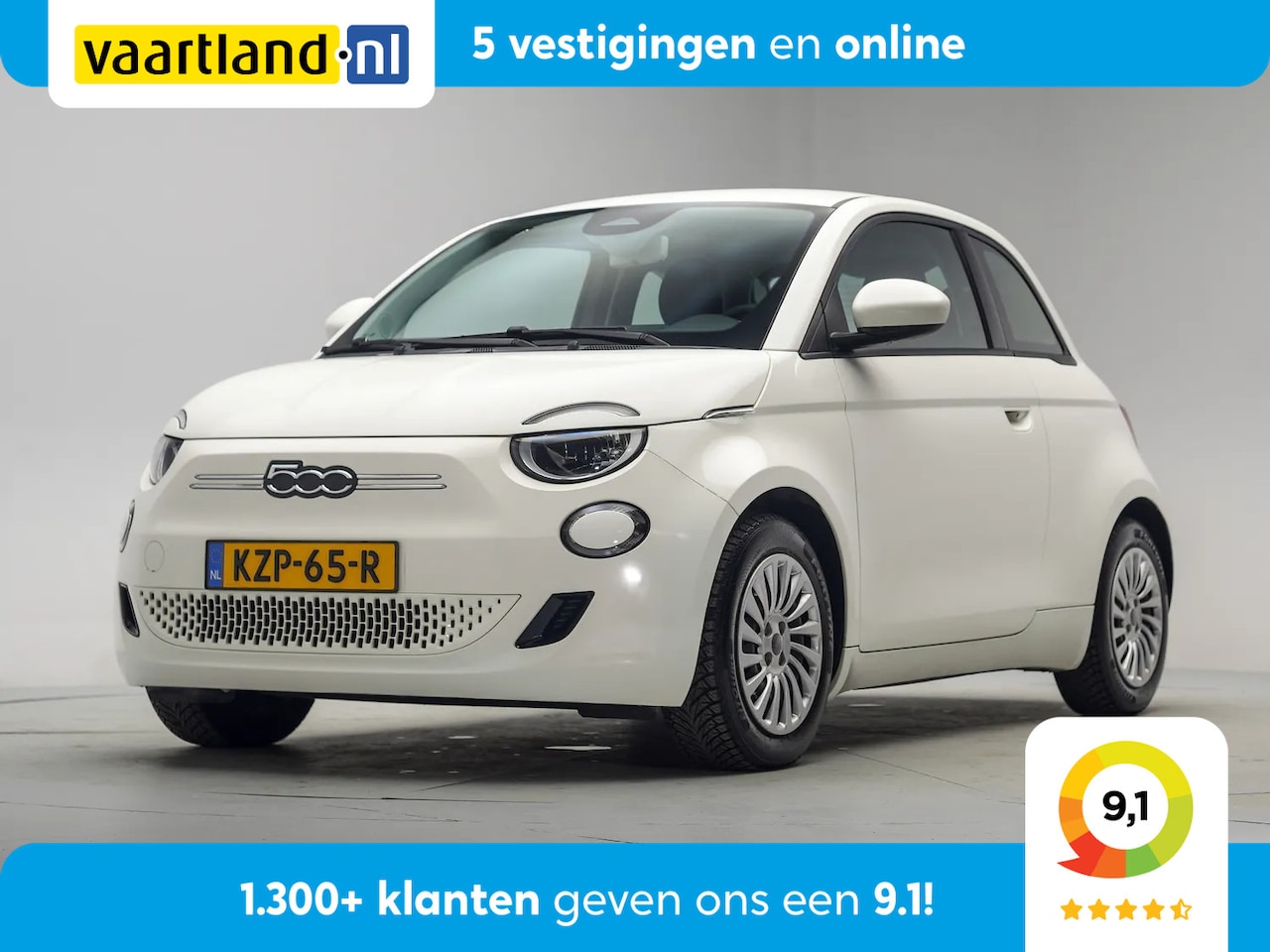 Fiat 500e - Passion 42 kWh 3-Fase [ Navi Apple/Android Clima Cruise ] - AutoWereld.nl