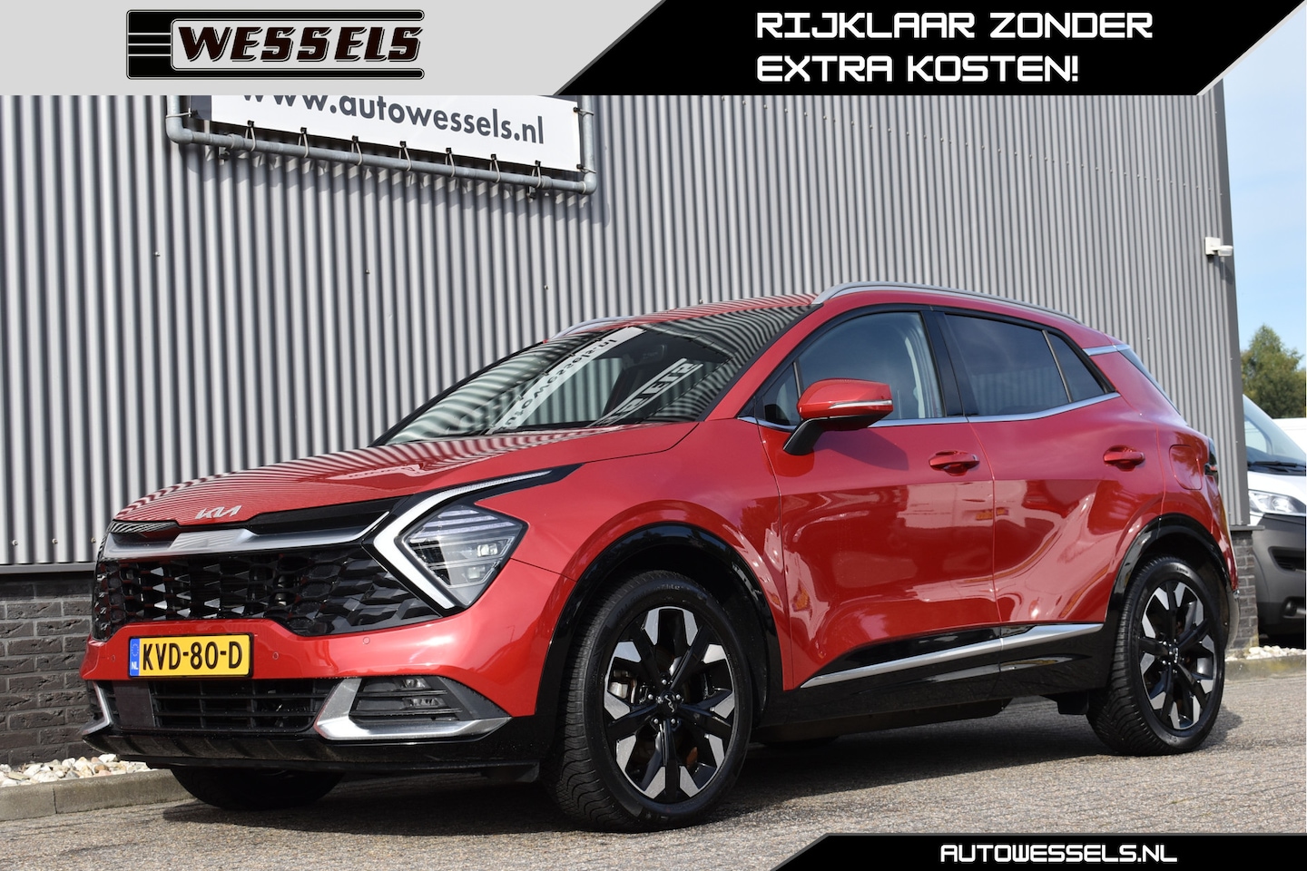 Kia Sportage - 1.6 T-GDi Plug-in Hybrid AWD DynamicLine Stoelverwarming v+a, Adaptieve cruise, Keyless - AutoWereld.nl
