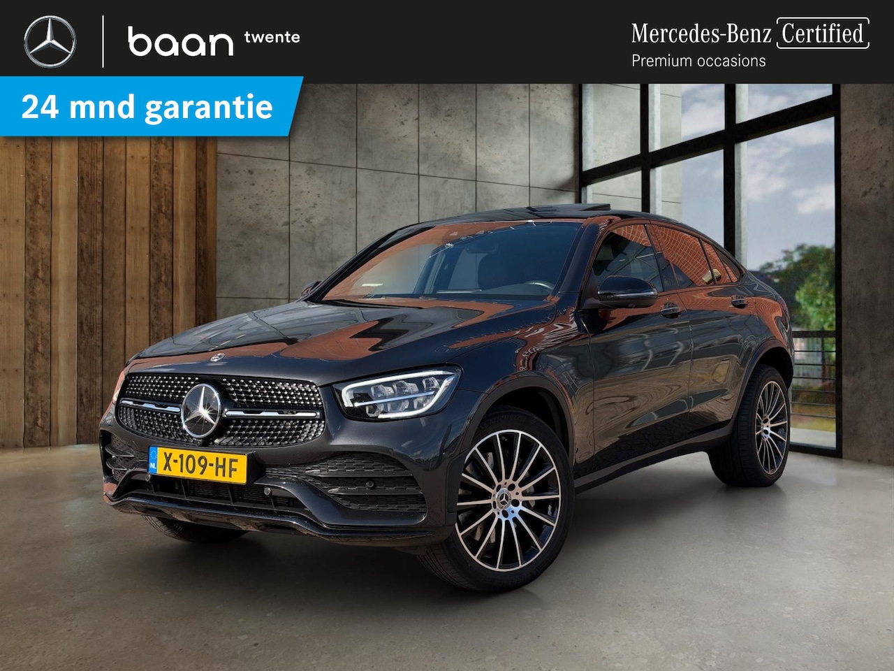 Mercedes-Benz GLC-klasse Coupé - 300e 4-Matic AMG Line | Rij-Assistentiepakket | Schuifdak | 360* Camera | Advanced Sound S - AutoWereld.nl