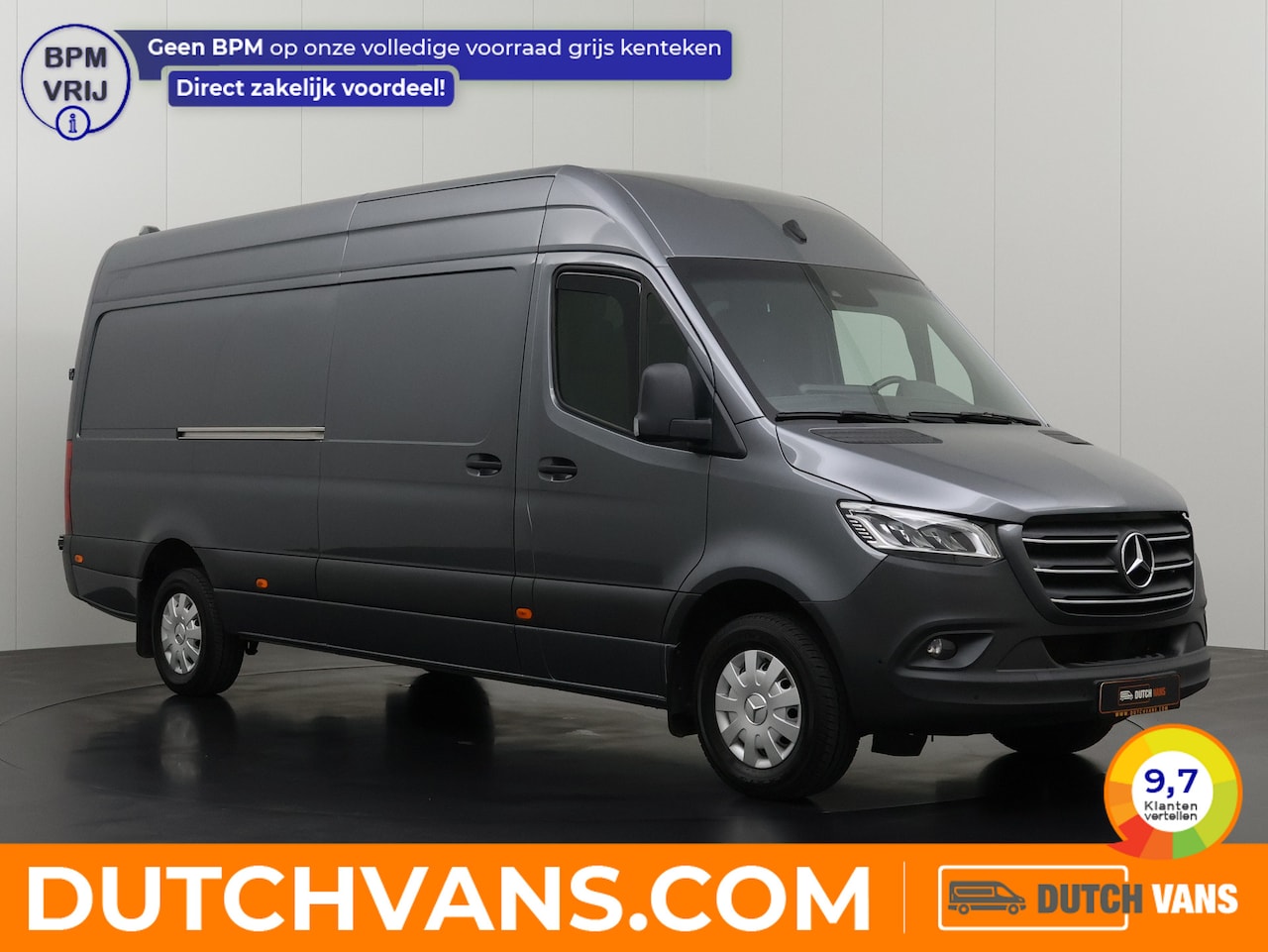 Mercedes-Benz Sprinter - 317CDi Automaat L3H2 Automaat | Led | Leder | 10" Navigatie+Camera | Airco | Cruise | Trek - AutoWereld.nl