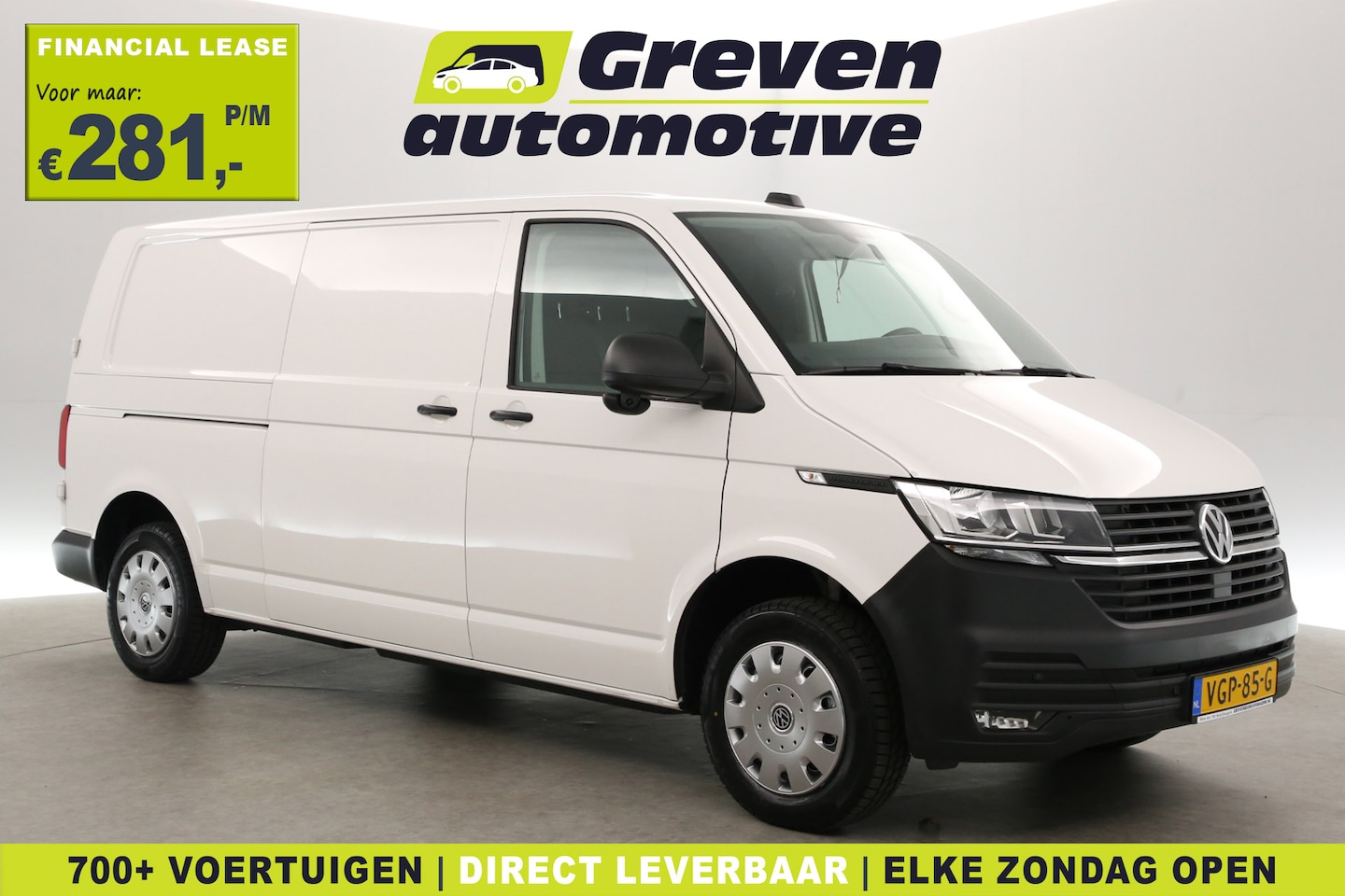 Volkswagen Transporter - 2.0 TDI 150PK L2H1 | DSG | Automaat | Airco | Cruise | Camera | 3 Zits | Carplay | Navi | - AutoWereld.nl