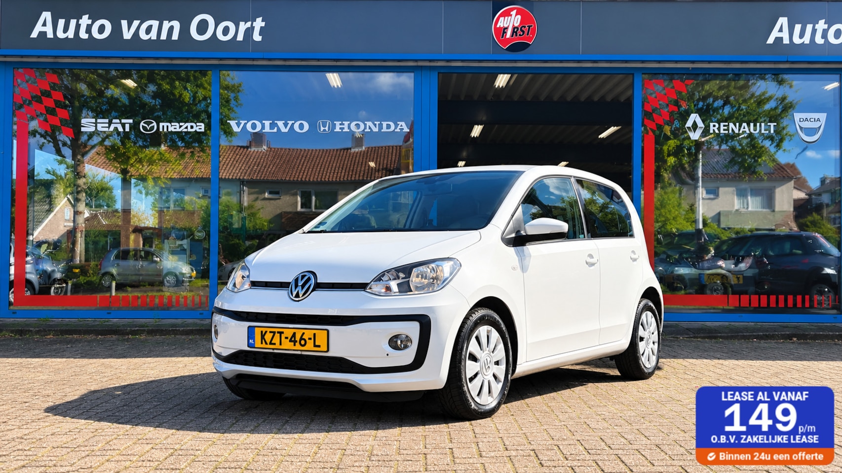 Volkswagen Up! - 5Drs. !! Airco , DAB+ ,Stoel verwarwarming!!! - AutoWereld.nl