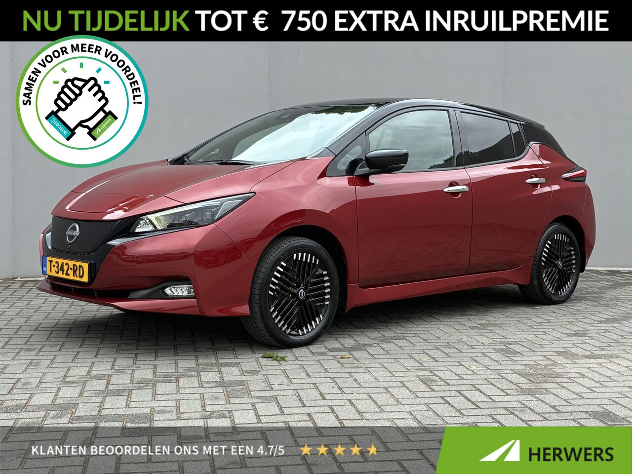Nissan LEAF - e+ Tekna 62 kWh / SOH 93% / Navigatie / Apple Carplay/Android Auto / Achteruitrijcamera / - AutoWereld.nl