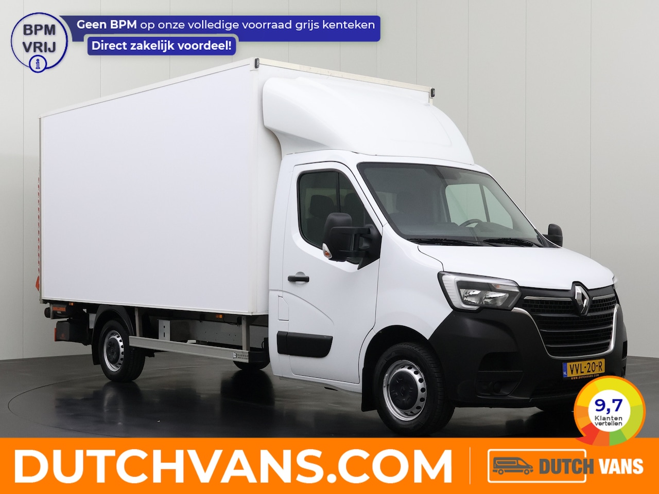 Renault Master - 2.3DCi 145PK Bakwagen+Laadklep 1159Kg Laden | Dakspoiler | Navigatie | Camera | Airco | cr - AutoWereld.nl