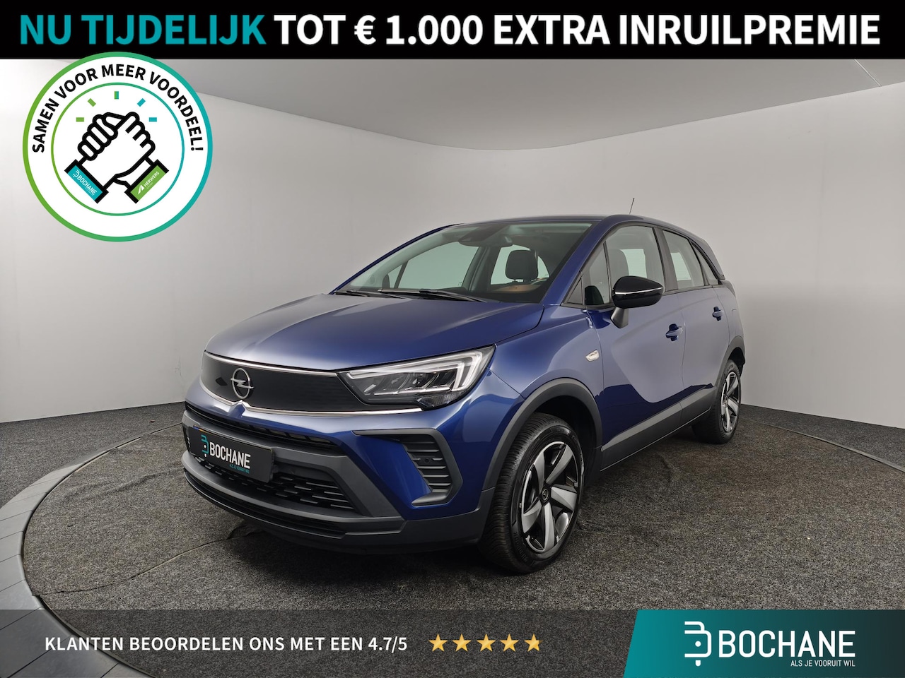 Opel Crossland - 1.2 Turbo Edition NAVIGATIE | ACHTERUITRIJCAMERA | - AutoWereld.nl