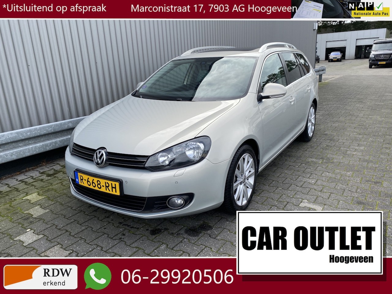 Volkswagen Golf Variant - 1.4 TSI Highline 118Dkm, Clima, Stoelvw, Navi, Pano, CC, PDC v/a, LM – Inruil Mogelijk – - AutoWereld.nl