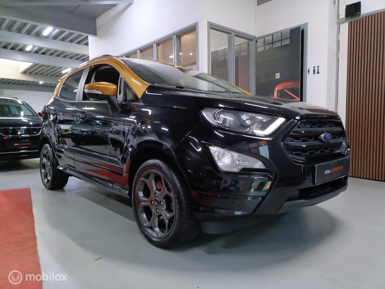 Ford EcoSport - 1.0 EcoBoost ST-LINE NW DISTRIBUTIERIEM TREKHAAK LED CRUISE NAVI LEER CARPLAY CAMERA NW AP - AutoWereld.nl
