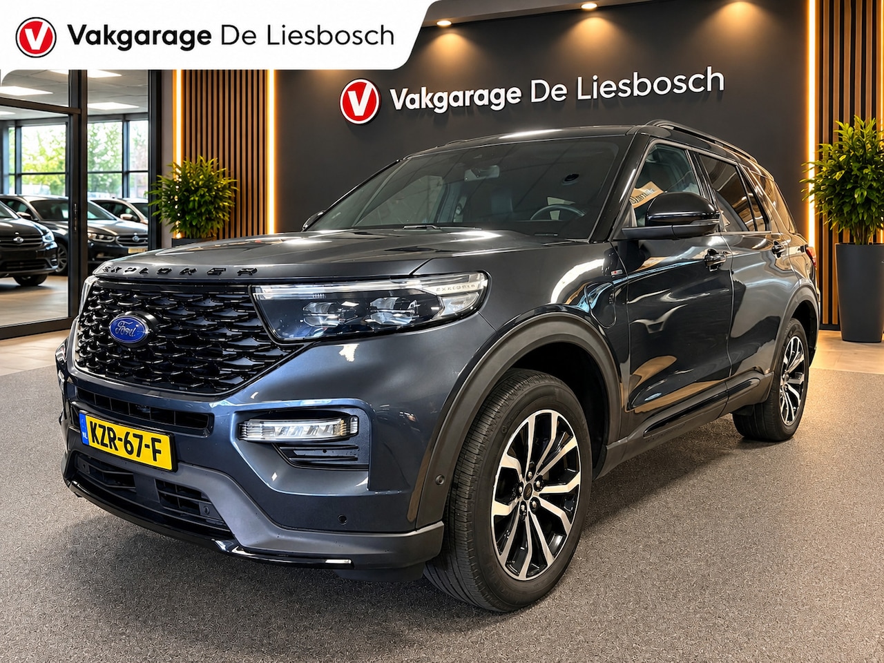 Ford Explorer - 3.0 V6 EcoBoost PHEV ST-Line 7persoons / panorama-dak / stuur en stoelverwarming / leder / - AutoWereld.nl