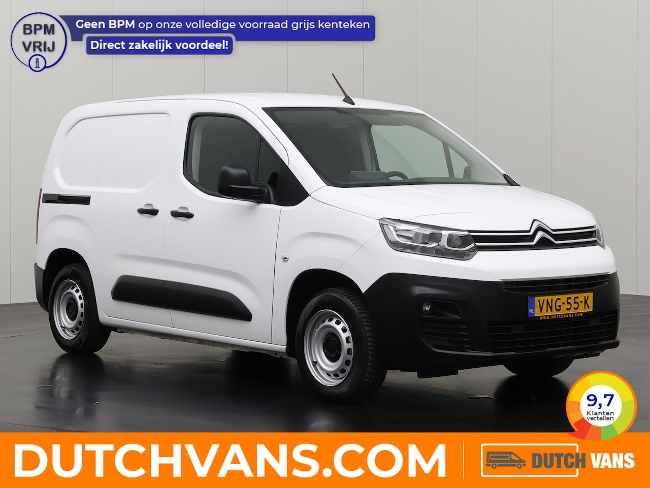 Citroën Berlingo - 1.5BlueHDI Club | 3-Zits | Navigatie | Multimedia | Airco | Cruise | Trekhaak - AutoWereld.nl