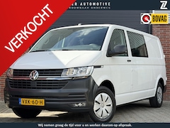 Volkswagen Transporter - 2.0 TDI L2H1 30 DC Origineel NL, Dubbele Cabine, 6 zitplaatsen, Trekhaak, Camera,