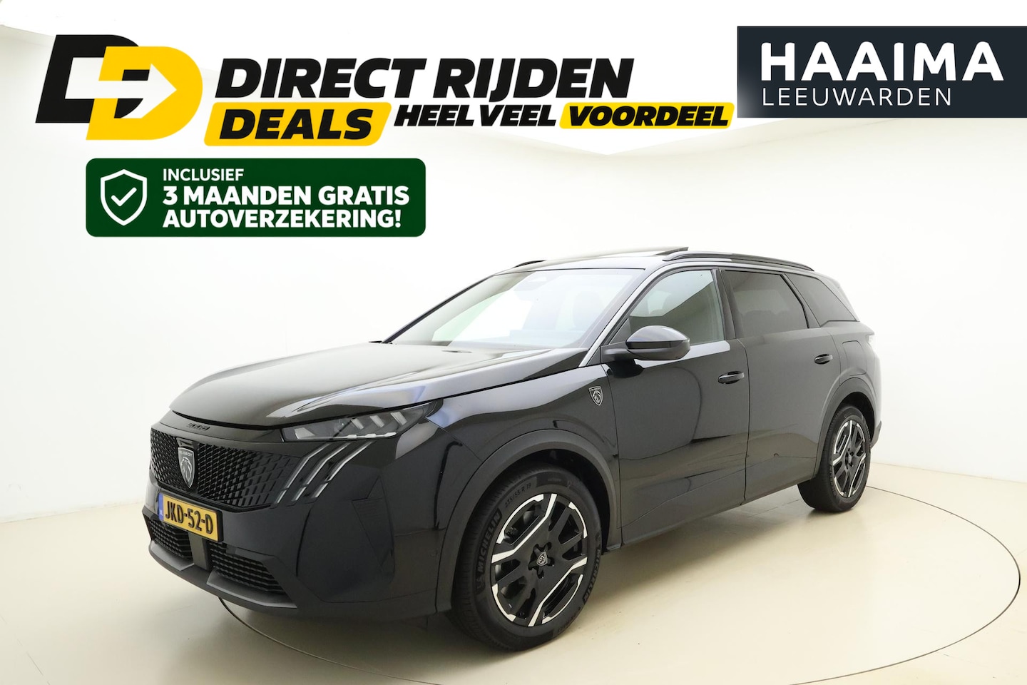 Peugeot 5008 - 1.6 Plug-in Hybrid GT 195 PK | Automaat | Lederen bekleding | Panoramisch schuifdak Pack | - AutoWereld.nl