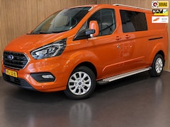 Ford Transit Custom - 300 2.0 TDCI L2H1 Limited DC|FULL OPTION|AUTOMAAT|ACC|2X SCHUIFDEUR|CARPLAY|CAMERA|TREKHAA
