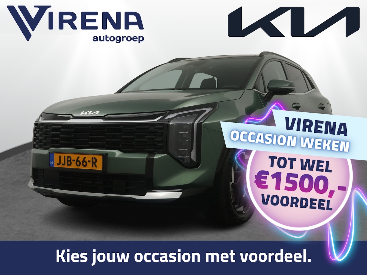 Kia Sportage - 1.6 T-GDi Hybrid DynamicPlusLine - Adaptive Cruise - Stoel/Stuurverwarming - Schuif/Kantel - AutoWereld.nl