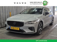 Volvo V60 - T6 350PK AWD Plus Dark | 360 | Trekhaak | Leder | Schuifdak | Zwarte logo's |