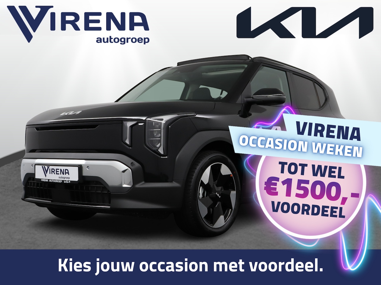 Kia EV2 - Demo Edition 42.2 kWh - Panorama dak - Elektrische bestuurderstoel - Harman Kardon - 7 jaa - AutoWereld.nl