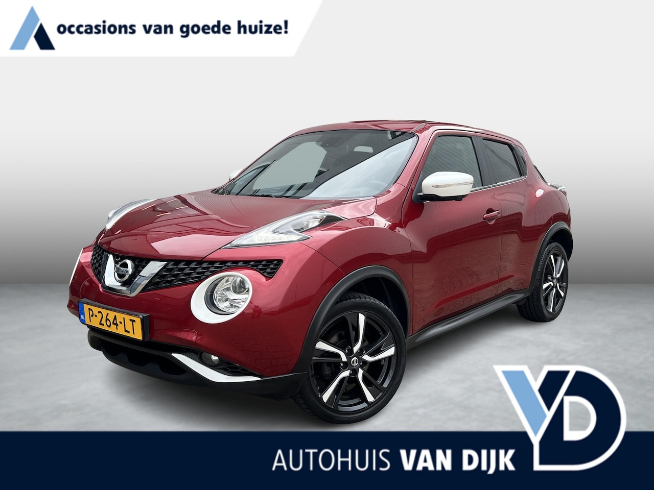Nissan Juke - 1.2 DIG-T S/S Tekna navi / blind spot / clima / 17"/ keyless - AutoWereld.nl