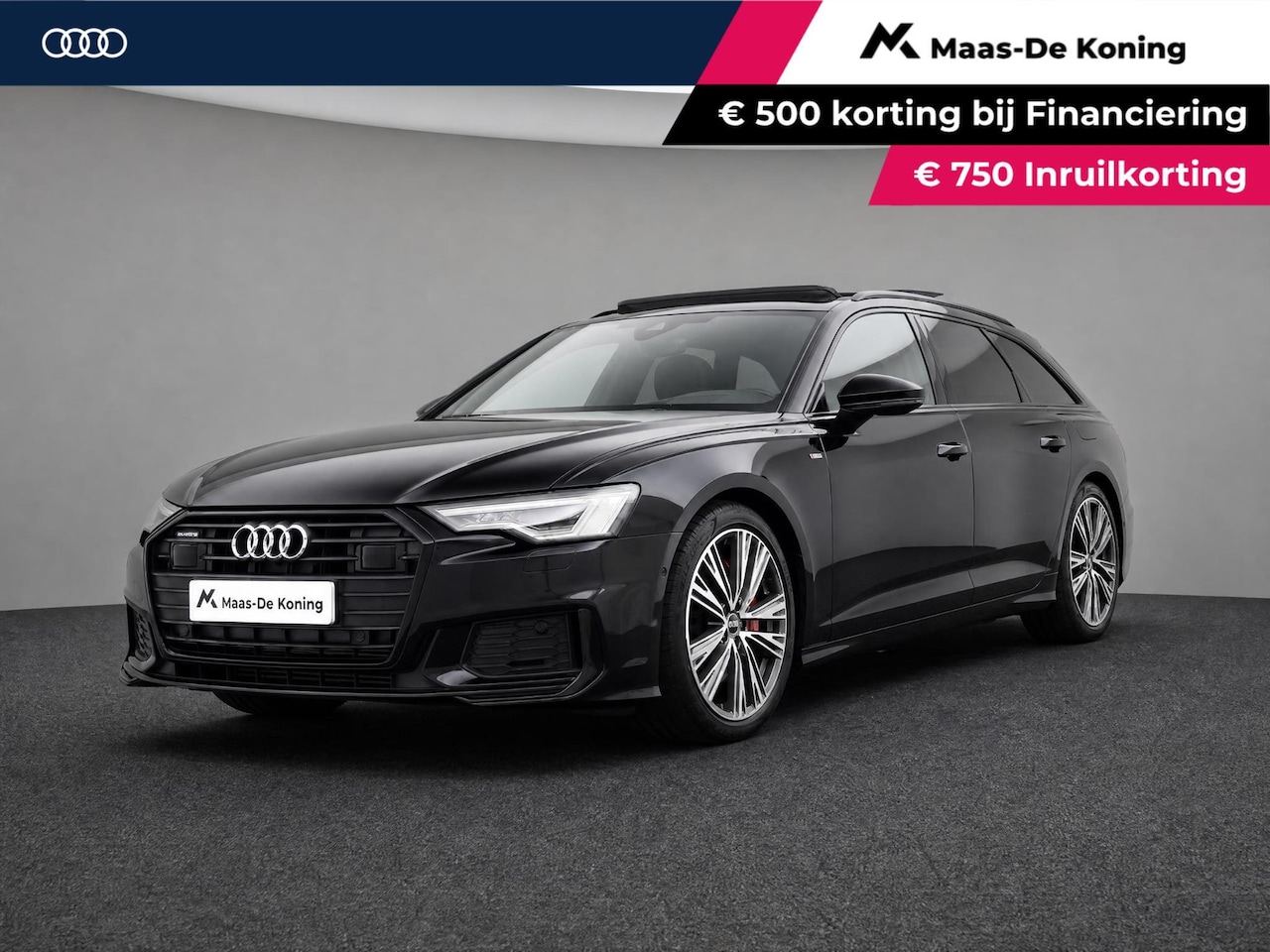 Audi A6 Avant - 55 TFSI e quattro 367pk S Competition · Panoramadak · Camera · Leder · Apple/Android Car P - AutoWereld.nl