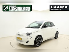 Fiat 500e - La Prima 42 kWh | Glazen dak | Cruise control | Camera | Elektrisch verstelbare spiegels