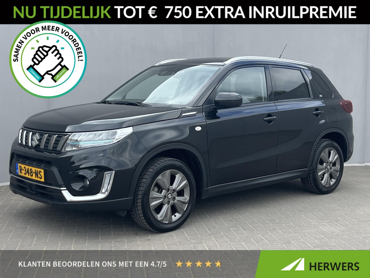 Suzuki Vitara - 1.4 Boosterjet Style Smart Hybrid / Navigatie / Voorstoelen verwarmd / Trekhaak (1200 KG) - AutoWereld.nl