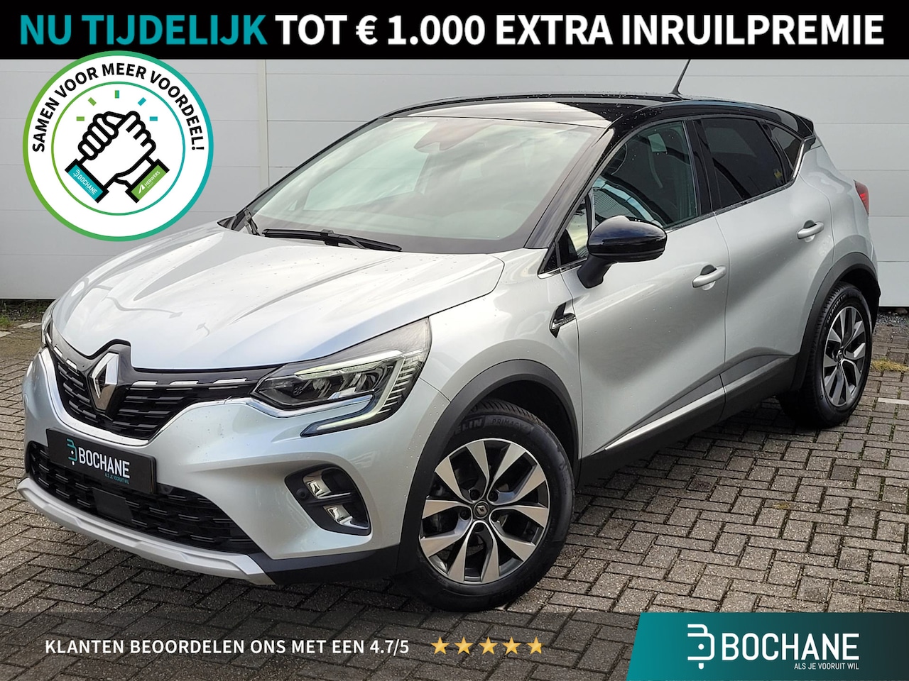 Renault Captur - 1.0 TCe 100 Intens | Navigatie | Camera | Trekhaak | Parkeersensoren V+A - AutoWereld.nl