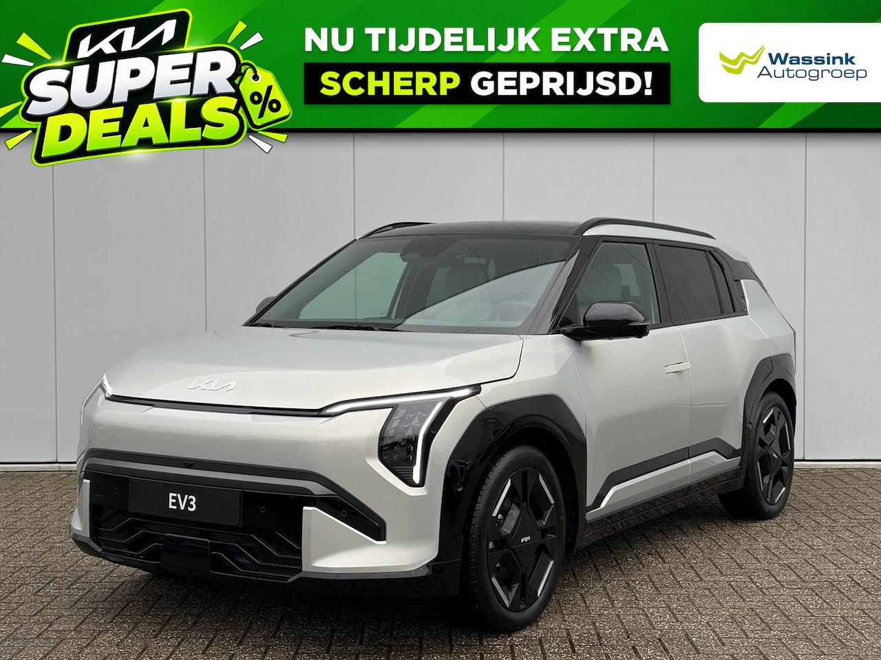 Kia EV3 - 81,4 kWh 204pk GT-PlusLine | Camera 360* | Head-up display | Glazen Schuif-kantel dak | St - AutoWereld.nl