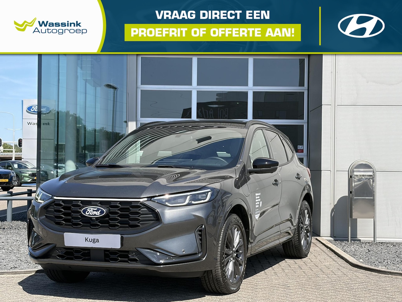 Ford Kuga - 2.5 PHEV ST-Line I Uitklapbare Trekhaak I Navigatie I - AutoWereld.nl