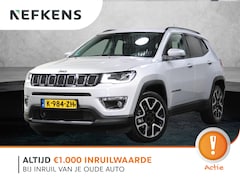 Jeep Compass - 150PK Limited | 1ste eigenaar | Camera | Trekhaak | LEER/Stof | Dodehoekdetectie | Navigat
