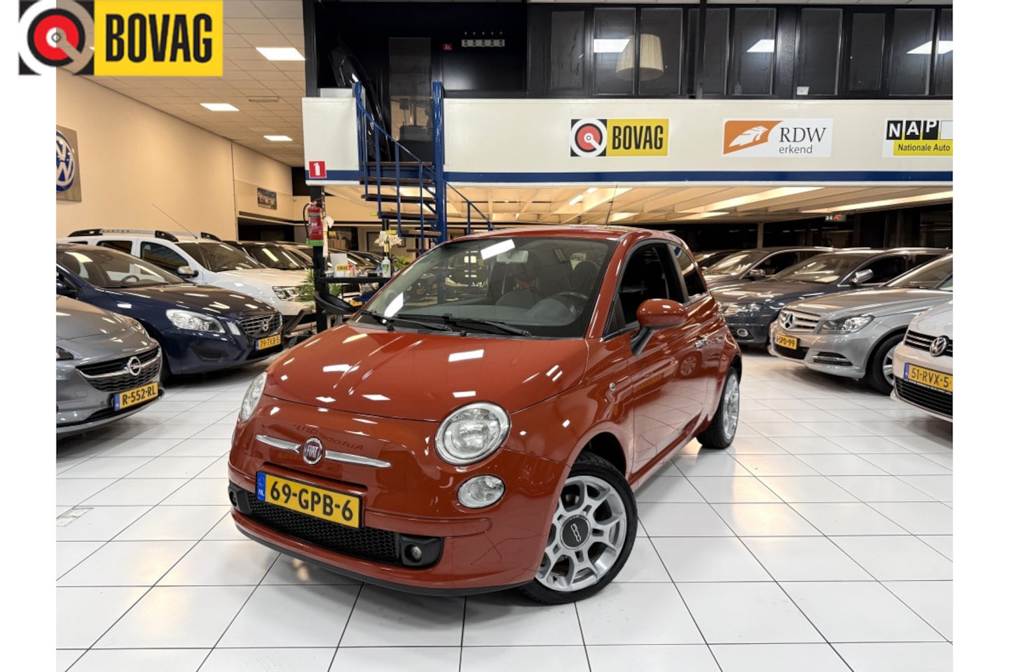 Fiat 500 - 1.2 Pop Bovag Garantie Airco - AutoWereld.nl