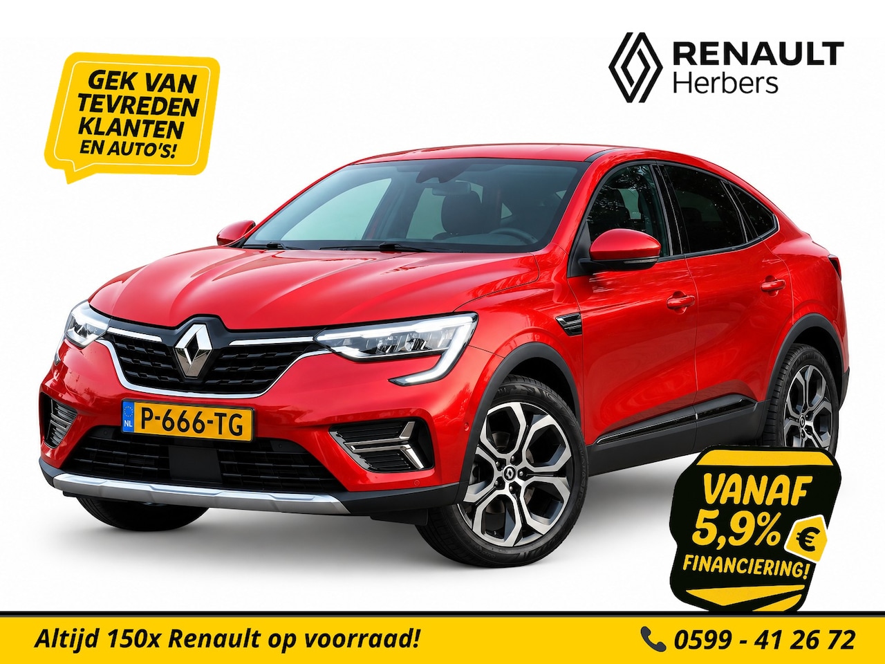 Renault Arkana - 1.3 TCe 140 EDC AUTOMAAT / CAMERA / TREKHAAK - AutoWereld.nl
