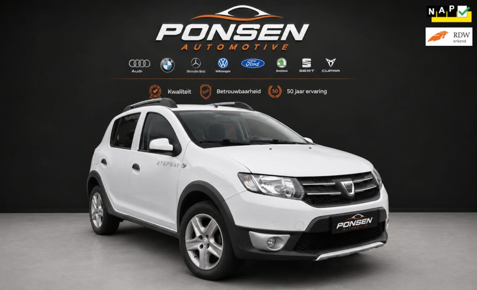Dacia Sandero Stepway - 0.9 TCe Easy-R Lauréate AUTOMAAT - AutoWereld.nl