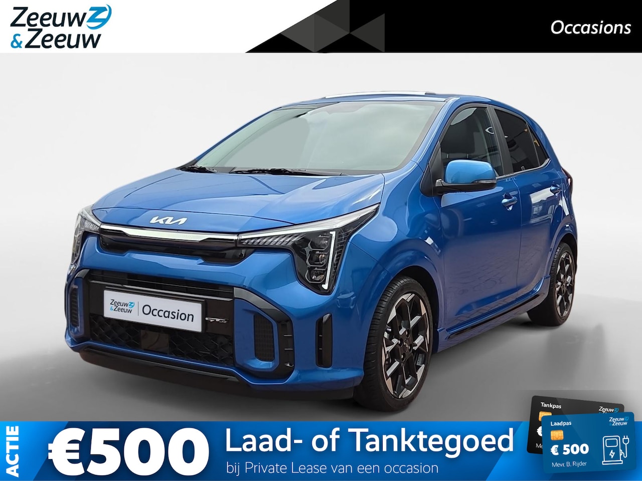 Kia Picanto - 1.0 GT-Line Automaat | 1e Eigenaar | Dealer onderhouden | Fabriekgarantie t/m 28-6-2031 + - AutoWereld.nl