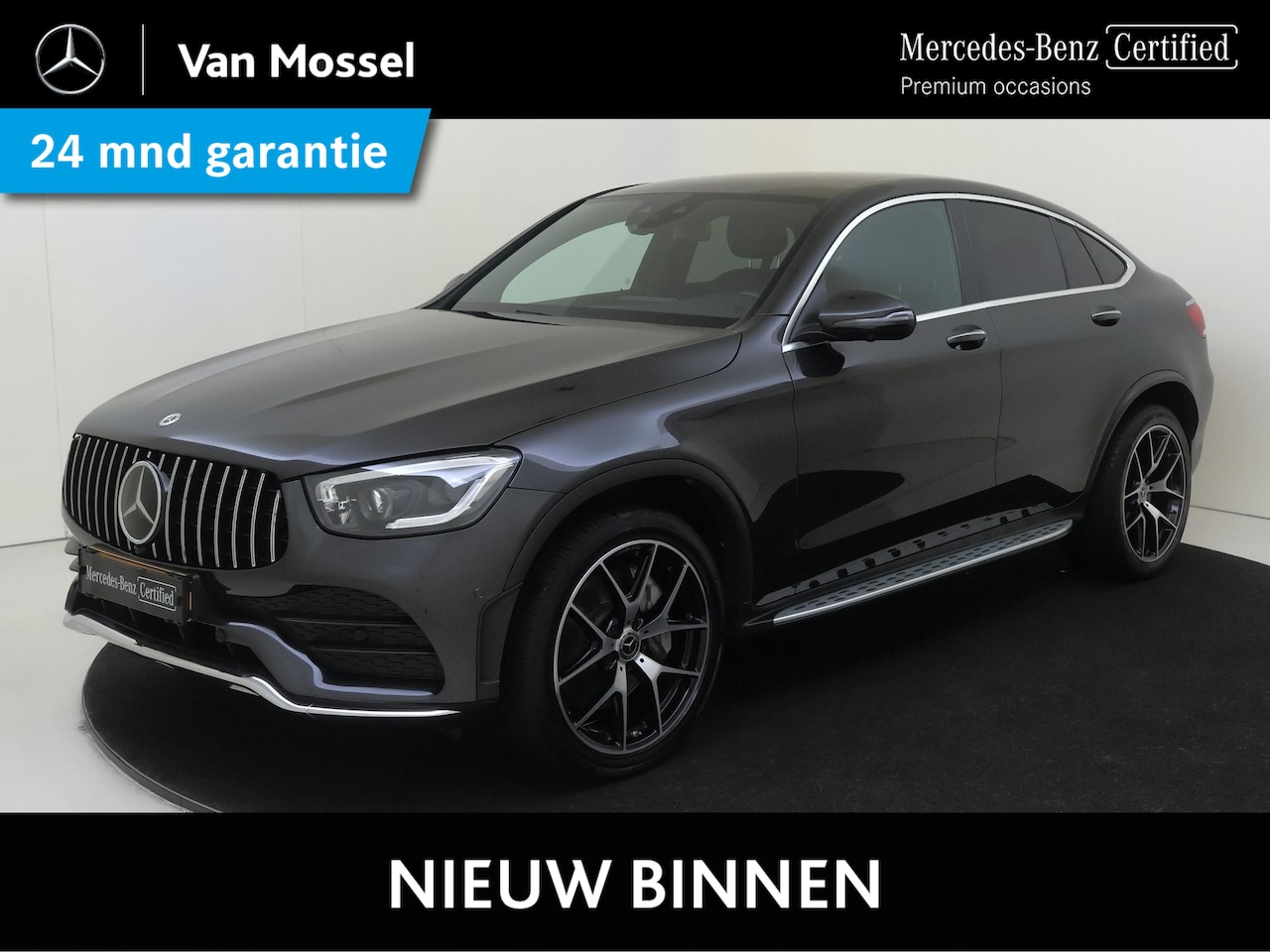 Mercedes-Benz GLC-klasse Coupé - 300e 4MATIC Premium Plus / AMG/ 20 inch/ Stoelverwarming V+A/ AIRMATIC/ Burmester - AutoWereld.nl