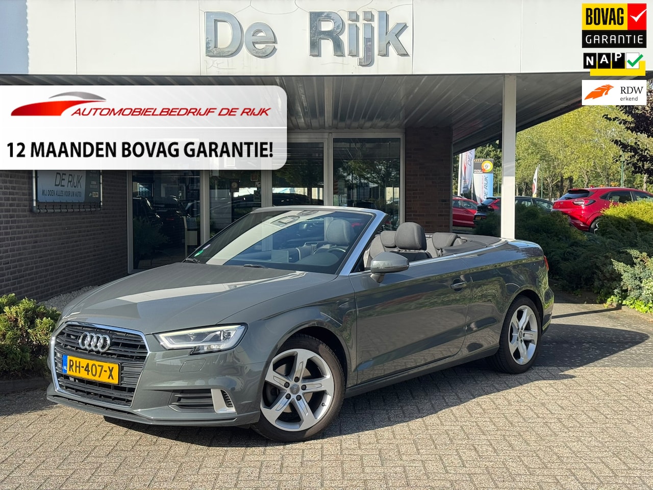Audi A3 Cabriolet - 1.4 TFSI Sport Cabrio Edition | Navi, PDC, Cruise, Climate | 1e Eigenaar | Dealeronderhoud - AutoWereld.nl
