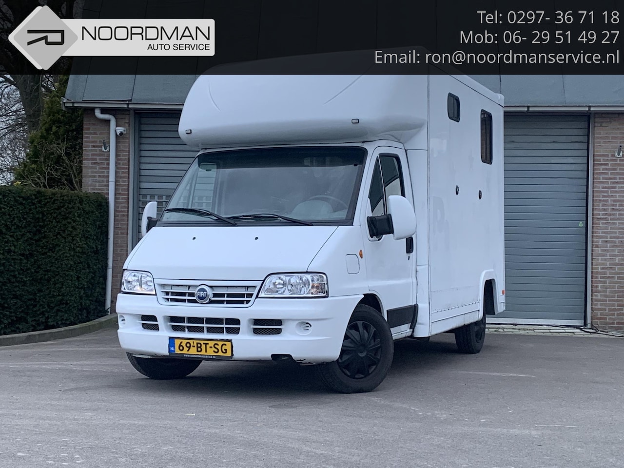 Fiat Ducato - 18 2.3 JTD 370 Gran Volume Paardenwagen rijbewijs B    LASWERK !!! - AutoWereld.nl