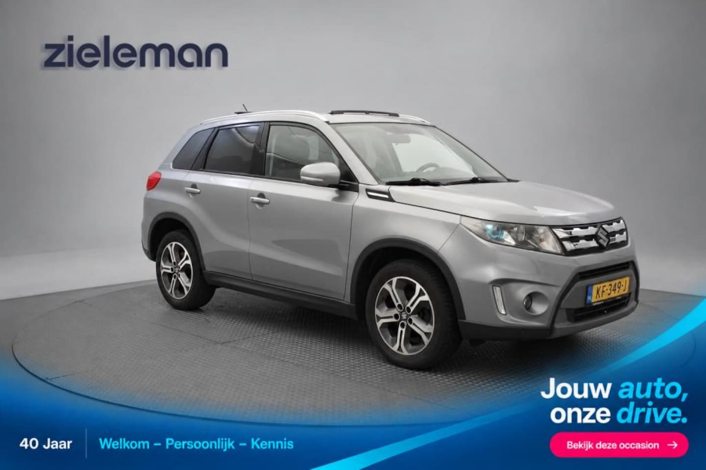Suzuki Vitara - 1.6 High Executive - Panorama, Carplay, Camera, Adapt. Cruise, Clima, Stoelverw. - AutoWereld.nl