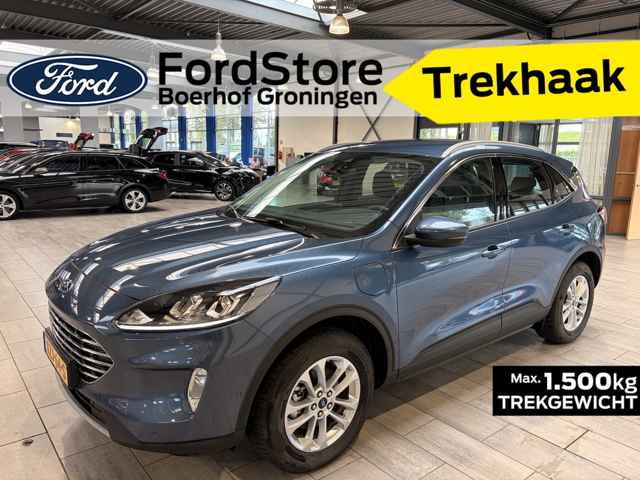 Ford Kuga - 2.5 PHEV Titanium | Trekhaak | SOH 89% | AGR | Winter Pack | Adapt. cruise | 100% dealer o - AutoWereld.nl