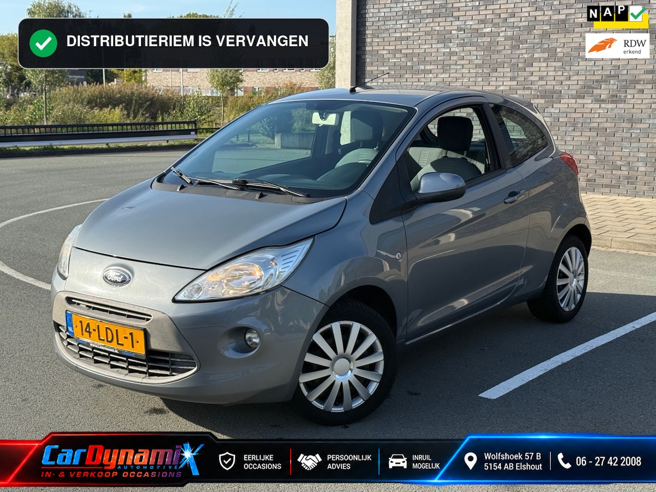 Ford Ka - 1.2 Titanium | Airco | Distributie Gedaan | APK 2027 - AutoWereld.nl